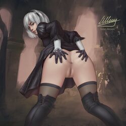 yorha 2b from nier by ivan moon