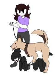 1boy 2girls artist_request aunt_and_niece bestiality bitchsuit bondage brown_hair dark_hair female forced forced_bestiality forced_partners gag gagged human_pet jaiden jaiden_animations jaidenanimations jaidens_aunt long_duration_bondage long_hair multiple_girls nipples rape short_hair tagme unintentional_bestiality youtube youtuber zoophilia