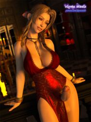 1futa 3d aerith_gainsborough balls balls_under_clothes bottomless_skirt breasts cleavage clothed clothing curvy dress elyria_steele erection erection_under_clothes erection_under_dress erection_under_loincloth erection_under_skirt final_fantasy final_fantasy_vii futa_only futa_sans_pussy futanari huge_breasts huge_penis human large_balls loincloth mostly_clothed pale_skin penis penis_out penis_under_clothes penis_under_dress penis_under_loincloth penis_under_skirt realistic skirt skirt_lift solo