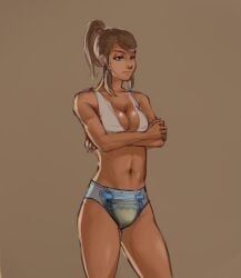 korra from avatar the last airbender by livinginfinite