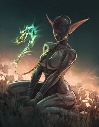 night elf from world of warcraft by skyldfri