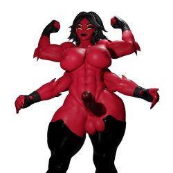 3d 4_arms 4_eyes abs alien alien_futanari ben_10 big_balls big_breasts big_penis erection flexing flexing_bicep fourarms futanari looma_red_wind muscle_mommy muscles muscular_futa pov taker_pov tetramand thick_thighs thunder_thighs yellow_eyes