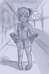 natsuki (doki doki literature club) from doki doki literature club by deviledshrymp