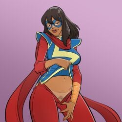 kamala khan from avengers by markkleanup
