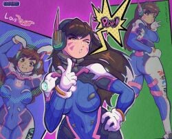d.va from overwatch by saguinee