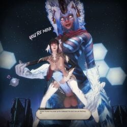 au ra from ffxiv by evisaii