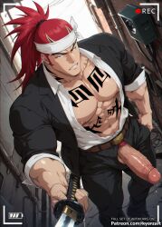 abarai renji from bleach by kyorzart