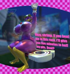 wave the swallow from sega by mr.bootylover