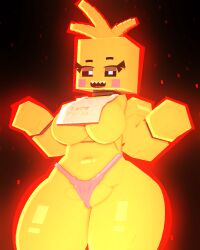 toy chica (fnaf) from five nights at freddy's by coresvoid