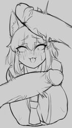 animal_ears huge_cock imminent_sex kemonomimi monochrome multiple_boys nlebo_hentai scared sketch worried