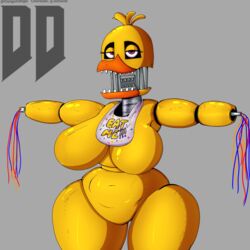 animatronic big_breasts chicken el_jyjys female_only five_nights_at_freddy's five_nights_at_freddy's_2 ls no_nipples wide_hips withered_chica