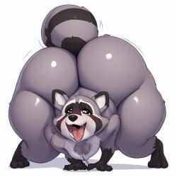 1ambiguous 1animal 1feral ahe_gao ahegao ahegao_face ai_generated ambiguous_gender animal ass ass_bigger_than_head big_ass big_butt bubble_ass bubble_butt curvaceous curvy curvy_body curvy_figure cute fat_ass fat_butt feral furry looking_at_viewer raccoon raccoon_ears raccoon_tail seducing seducing_viewer seductive seductive_look seductive_smile sexy sexy_body sexy_pose simple_background solo solo_focus tagme thick_ass thick_body thick_butt thick_thighs toby_cbtc voluptuous voluptuous_body voluptuous_feral voluptuous_furry white_background