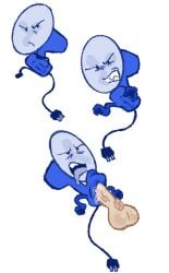 ballsack battle_for_dream_island battle_for_dream_island_again bfb bfdi bfdia disembodied_penis fanny_(bfdi) object_shows penis pussy pussy_juice stonerobjectum vaginal_penetration