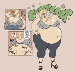 1girls 2020s 2026 2026s ?! alternate_body_type bbw beastbizkit belch belchgut belching big_belly big_belly_bulge big_breasts bloated bloated_belly bloated_stomach bloated_tummy blonde blonde_female blonde_hair blonde_hair_female burping chubby chubby_female digital_drawing_(artwork) digital_media_(artwork) fair_skin fair_skinned_female female female_focus female_only huge_breasts jpeg love_handles massive_breasts naruto naruto_(series) onomatopoeia red_toenails soda soda_can solo solo_female solo_focus stuffed stuffed_belly thick_legs thick_thighs tsunade tsunade_(naruto) tsunade_senju wide_hips wide_thighs