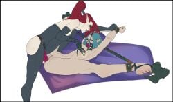 bdsm bdsm_gear drukhari forced lesbian_sex sex strap-on wahafagart warhammer_40k