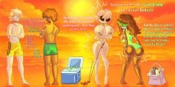 2girls ass bimbo bimbo_body bimbofied breasts character_tf dark-skinned_female dark_skin dollification female gender_transformation huge_ass huge_breasts identity_death knick_knack mtf_transformation smile sunglasses sunnification sunny_miami thick_lips thick_thighs tinted_eyewear transformation transformation_sequence wide_hips