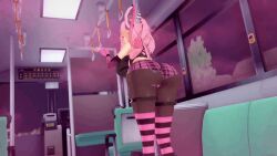 1girl animated bouncing_ass devil_horns devil_tail gif indie_virtual_youtuber ironmouse ironmouse_(pink_rock) jiggle jiggling_ass koikatsu latina twerking virtual_youtuber vtuber wily27