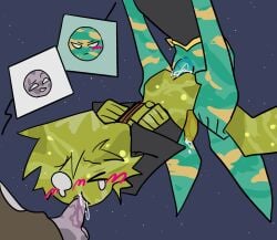anal_penetration anal_sex blowjob butt cum ganymede_(solarballs) kikychfangirl luna_(solarballs) moon_(solarballs) penetration penis solarballs threesome titan_(solarballs)