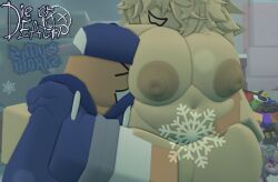 1boy 1girls 3d caretaker_(die_of_death) chubby_female crimstuff die_of_death_(roblox) nurse_hat roblox tagme taunt_(die_of_death) zaduworkz
