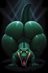 1ambiguous 1animal 1feral ai_generated ambiguous_gender animal ass big_ass big_butt bubble_ass bubble_butt crocodile crocodilian curvaceous curvy curvy_body curvy_figure cute fat_ass fat_butt feral furry lizard looking_at_viewer reptile seducing seducing_viewer seductive seductive_look seductive_smile sexy sexy_body sexy_pose simple_background solo solo_focus tagme thick_ass thick_body thick_butt thick_thighs toby_cbtc voluptuous voluptuous_body voluptuous_feral voluptuous_furry white_background