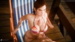 3d 3d_(artwork) blender blender_(software) blender_cycles ellie_(the_last_of_us) ellie_williams lesbian orientation_play ruru3dx the_last_of_us the_last_of_us_2