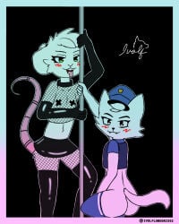 anal anthro boykisser duo femboy furry gay male officer_boykisser_(junoandmaxx) reggie_(whygena) whygena