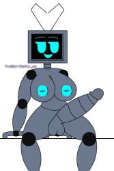 1girl dialogue female fnf fnf_mod friday_night_funkin friday_night_funkin_mod futa futanari genderbend genderswap hex_(yingyang48) huge_boobs huge_breasts male metal_souls robot robot_female robot_girl robot_humanoid spanish_dialogue spanish_text therobotnsfw