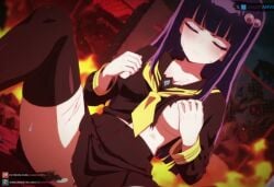 adashino_benio ai_generated audio bangs big_breasts bouncing_breasts female female_penetrated green_eyes juanpiamvs large_breasts patreon patreon_username penetration purple_hair pussy sex sfx shiny_skin sound sound_effects sousei_no_onmyouji subscribestar subscribestar_username sweat tagme vagina vaginal_penetration video watermark