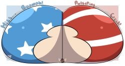 ass_expansion clownpiece colossal_ass fairy inflation puffster3 torn_clothes touhou wide_hips
