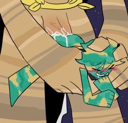 anal_penetration anal_sex butt cum from_behind_position kikychfangirl penetration penis saturn_(solarballs) size_difference solarballs titan_(solarballs)