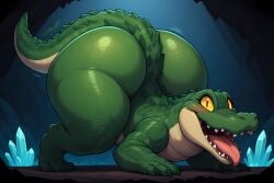 1ambiguous 1animal 1feral ai_generated ambiguous_gender animal ass big_ass big_butt bubble_ass bubble_butt crocodile crocodilian curvaceous curvy curvy_body curvy_figure cute fat_ass fat_butt feral furry lizard looking_at_viewer reptile seducing seducing_viewer seductive seductive_look seductive_smile sexy sexy_body sexy_pose simple_background solo solo_focus tagme thick_ass thick_body thick_butt thick_thighs toby_cbtc voluptuous voluptuous_body voluptuous_feral voluptuous_furry white_background