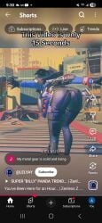 ass bubble_butt female wide_hips zenless_zone_zero zhu_yuan