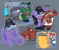 blue (among us) from among us by lichinus