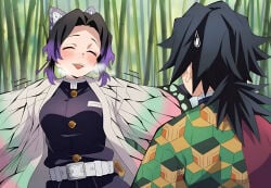 1boy 1boy1girl 1girl 1girl1boy about_to_have_sex ai_generated artist_request bare_skin big_breasts black_hair blush blush_lines blushing breath_cloud butterfly_hair_ornament clothed clothed_female clothed_male clothed_sex clothes couple curvy curvy_body curvy_female curvy_figure demon_slayer female female/female giving_in_to_pleasure giyushino hetero heterosexual imminent_sex kimetsu_no_yaiba kochou_shinobu looking_pleasured lovers loving_it male male/female male_on_female passionate pleasure pleasure_face pleasured pleasured_face pleasured_female pleasured_male safe_for_work smile smiley_face smiling smiling_at_partner smiling_female smooth_skin straight tomioka_giyuu wanting_cock wanting_sex