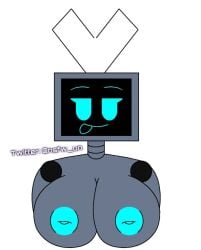 1girl 2022 boobs female fnf fnf_mod friday_night_funkin friday_night_funkin_mod genderbend genderswap hex_(yingyang48) huge_boobs huge_breasts nipples robot robot_female robot_girl robot_humanoid therobotnsfw tv tv_girl tv_head tv_woman