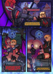 altop anal armor armored_sex blood_elf blood_elf_futa blowjob comic futa_on_futa kiha_embertear nalynth nalynth_pengu silvermoon succubus world_of_warcraft wow