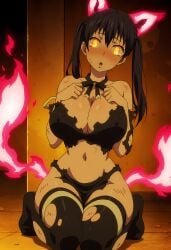 1girls ai_generated aindroidparanoid ass big_ass big_breasts big_butt breasts busty butt catgirl curvy cute enen_no_shouboutai fat_ass female female_only fire_force hair hi_res hips huge_breasts human kotatsu_tamaki large_ass large_breasts legs narrow_waist nipples slim_waist solo tagme tamaki_kotatsu thick_ass thick_thighs voluptuous waist wide_hips
