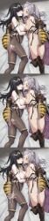 2girls 2insects bed bisexual bisexual_female black_hair black_nail_polish black_nails blush boots censored cum_in_pussy cum_inside female female_penetrated fire_emblem fire_emblem_awakening from_behind from_behind_position hair_ornament hug hugging_another insectophilia insects internal_cumshot interspecies interspecies_sex kissing kissing_while_penetrated looking_at_viewer male mosaic_censoring nail_polish naked naked_female nude nude_female penetration_from_behind robin_(fire_emblem) robin_(fire_emblem)_(female) ryu_insect sex stitched tharja_(fire_emblem) torn_clothes torn_pantyhose twintails vaginal_penetration wasp white_hair zoophilia
