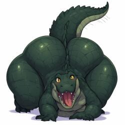 1ambiguous 1animal 1feral ai_generated ambiguous_gender animal ass big_ass big_butt bubble_ass bubble_butt crocodile crocodilian curvaceous curvy curvy_body curvy_figure cute fat_ass fat_butt feral furry lizard looking_at_viewer reptile seducing seducing_viewer seductive seductive_look seductive_smile sexy sexy_body sexy_pose simple_background solo solo_focus tagme thick_ass thick_body thick_butt thick_thighs toby_cbtc voluptuous voluptuous_body voluptuous_feral voluptuous_furry white_background