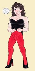 1boy balls black_clothing black_dress black_high_heels blue_eyes british british_accent british_male congenital_disability crossdressing crossdressing_(mtf) crossdressing_male digital_drawing_(artwork) digital_media_(artwork) down_syndrome down_syndrome_man dress dress_lift dress_tug dress_up dressed_up english english_dialogue english_text exposed exposed_penis exposing exposing_penis exposing_self facial_hair greeting greeting_viewer idiot inappropriate_behavior intellectual_disability learning_disability looking_at_viewer male male_in_dress male_only mental_disability mentally_challenged mentally_deficient milan_morgenstern mr_shrink muscular muscular_arms muscular_legs muscular_male original original_character penis presenting realistic_body red_bottom_heels red_clothing red_leggings red_legwear red_tights short_male slanted_eyes solo solo_boy solo_focus solo_male stupid stupid_male testicles unaware velvet_dress