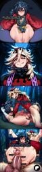 1boy 2026 2boys 2d absurd_res absurd_resolution absurdres ahegao ai_generated anal ass big_ass big_breasts big_penis black_bodysuit black_hair black_nails blonde_hair blue_eyes blue_hair blue_nails blush bodysuit bottomless bulge clenched_teeth demon_slayer douma english_text erection_under_clothes fingernails forest forked_eyebrows full_moon full_nelson gloves grin hair_between_eyes hand_fan heterochromia hi_res high_quality high_resolution highres holding_fan huge_penis image japanese_clothes kimetsu_no_yaiba kimono large_penis licking_lips long_hair looking_at_viewer lying male_focus male_pubic_hair mask moon multicolored_hair multiple_boys nail_polish nature night night_sky nipples nude open_mouth otoko_no_ko outdoors patreon patreon_username penis penis_size_difference ponytail pubic_hair red_eyes rolling_eyes sex sharp_fingernails shiny_skin sitting skin_tight sky smile socks solo sweat teeth testicles thick_eyebrows thick_thighs thighs tomioka_giyuu tongue tongue_out uncensored uncensured uni_gens upper_body veiny_penis watermark white_socks yaoi yellow_eyes