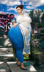 1girls 3d bad_proportions bhigbhee big_breasts chubby chubby_female chun-li huge_thighs large_thighs looking_at_viewer massive_thighs street_fighter street_fighter_6 thunder_thighs voluptuous voluptuous_female