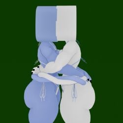 2girls bikini discord discord_(app) discord_(mlp) discord_logo fight kissing lesbian
