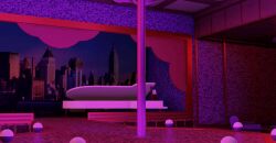 3d 3d_(artwork) 3d_animation animated female female_only gif huge_breasts lampshaderr34 naked pink_body pink_hair pink_skin roblox robloxian solo_female stripper_pole tagme