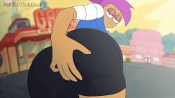 1girls animated ass ass_focus big_ass bike_shorts biting_lip dat_ass enid ok_k.o.!_let's_be_heroes phat_ass presenting_ass pubic_hair self_spanking solo solodusk57 spandex spanked_butt spanking spanking_ass