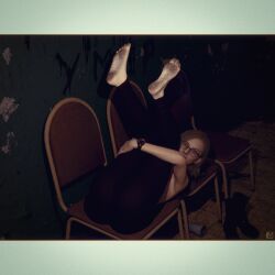 3d blender dirty_feet feet grace_ashcroft resident_evil_9:_requiem
