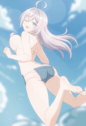 1girls alisa_mikhailovna_kujou audirenze big_breasts breasts curvaceous curvy curvy_female female female_focus female_only huge_breasts large_breasts light-skinned_female light_skin solo solo_female solo_focus thick_thighs thighs tokidoki_bosotto_russian_de_dereru_tonari_no_alya-san