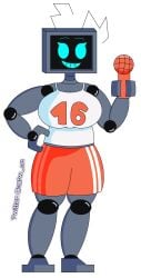 1girl boobs breasts female fnf fnf_mod friday_night_funkin friday_night_funkin_mod genderbend genderswap hex_(yingyang48) huge_boobs huge_breasts robot robot_female robot_girl robot_humanoid therobotnsfw tv tv_girl tv_head tv_woman