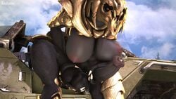 1futa 3d abs alien arbiter areolae armor balls big_balls big_breasts big_penis breasts cleavage futa_only futanari halo_(game) halo_(series) hand_on_penis helmet large_breasts large_penis masturbation nipples no_humans penis rayhuma sangheili sfm sharp_fingernails sharp_teeth solo solo_futa source_filmmaker teeth thick thick_thighs thighs vehicle watermark yellow_eyes