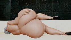 3d cellulite huge_ass isabella_valentine superdougie thick_thighs
